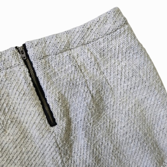 Free People Tweed Fray Shorts Women's Size 8(M) High-Waisted Tan Knitted - Picture 4 of 8